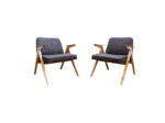 Pair of armchairs, Type 300-177 “Bunny”, Poland, 1970's