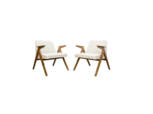 Pair of armchairs, Type 300-177 “Bunny”, Poland, 1970's