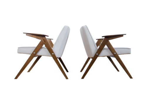 Pair of armchairs, Type 300-177 “Bunny”, Poland, 1970's