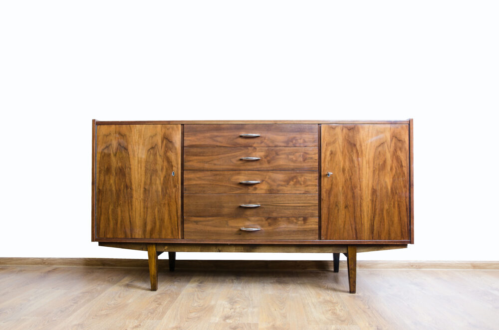 Mid-century credenza by Trzcianeckie Fabryki Mebli, Poland, 1960’s