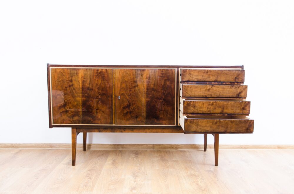 Sideboard by S. Albracht, Bydgoskie Fabryki Mebli, Poland, 1960’s