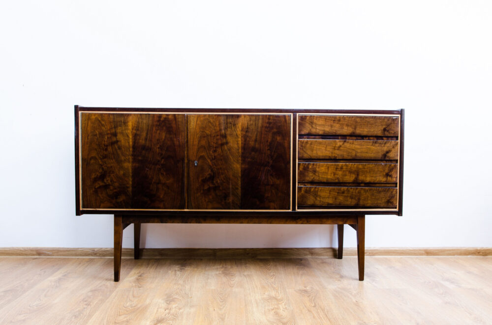 Sideboard by S. Albracht, Bydgoskie Fabryki Mebli, Poland, 1960’s