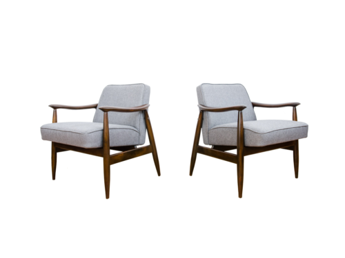 Pair of GFM-87 armchairs by Juliusz Kędziorek, GFM, Poland, 1960’s