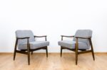 Pair of GFM-87 armchairs by Juliusz Kędziorek, GFM, Poland, 1960’s