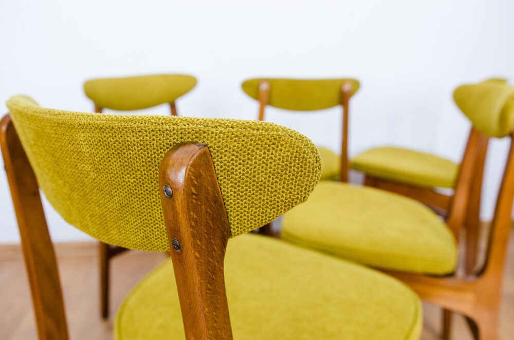 Set of 6 chairs Type 200-190 by Rajmund Teofil Hałas, Poland, 1960's