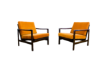 Pair of armchairs B-7522 by Zenon Bączyk, Poland, 1960's