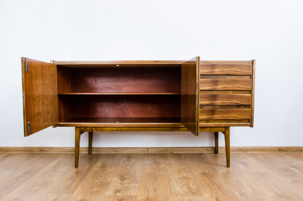 Sideboard by S. Albracht, Bydgoskie Fabryki Mebli, Poland, 1960’s