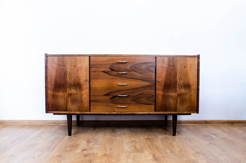 Mid-century credenza by Trzcianeckie Fabryki Mebli, Poland, 1960’s