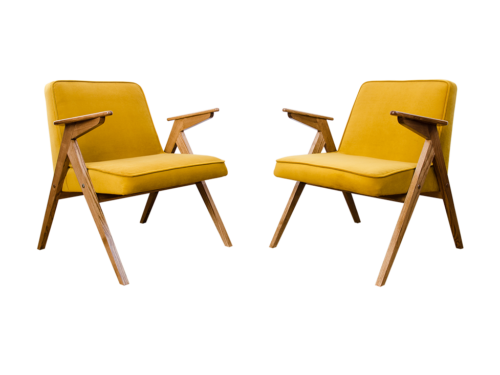 Pair of Armchairs, Type 300-177 “Bunny”, Poland, 1970's