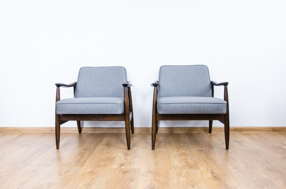 Pair of GFM-87 Armchairs by Juliusz Kędziorek, GFM, Poland, 1960’s