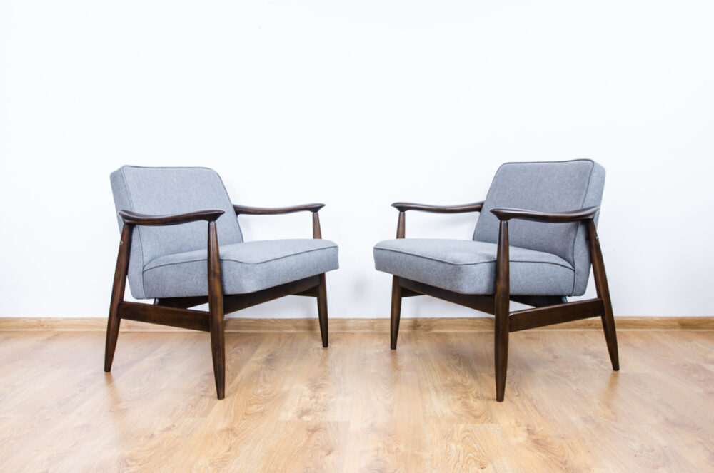 Pair of GFM-87 Armchairs by Juliusz Kędziorek, GFM, Poland, 1960’s