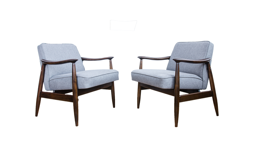 Pair of GFM-87 Armchairs by Juliusz Kędziorek, GFM, Poland, 1960’s