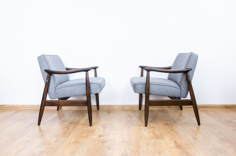 Pair of GFM-87 Armchairs by Juliusz Kędziorek, GFM, Poland, 1960’s