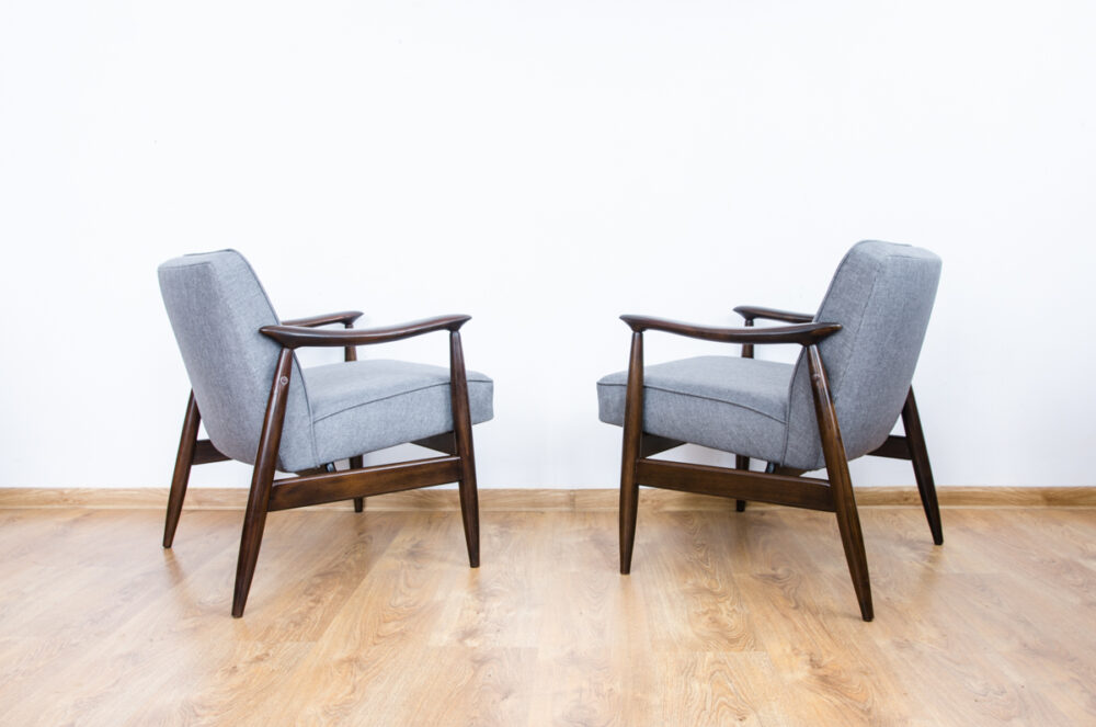 Pair of GFM-87 Armchairs by Juliusz Kędziorek, GFM, Poland, 1960’s