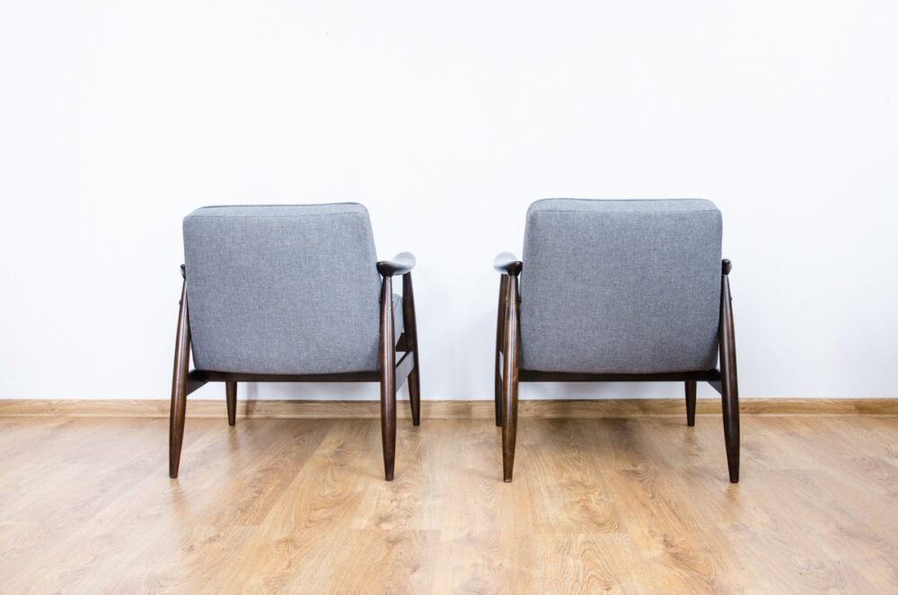 Pair of GFM-87 Armchairs by Juliusz Kędziorek, GFM, Poland, 1960’s