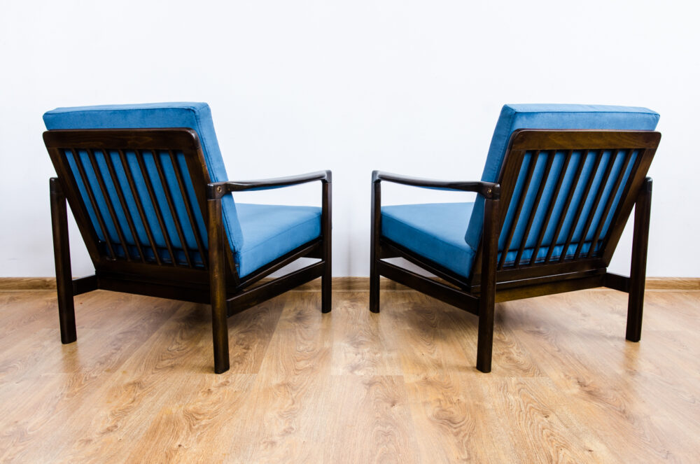 Pair of Armchairs B-7522 by Zenon Bączyk, Poland, 1960’s