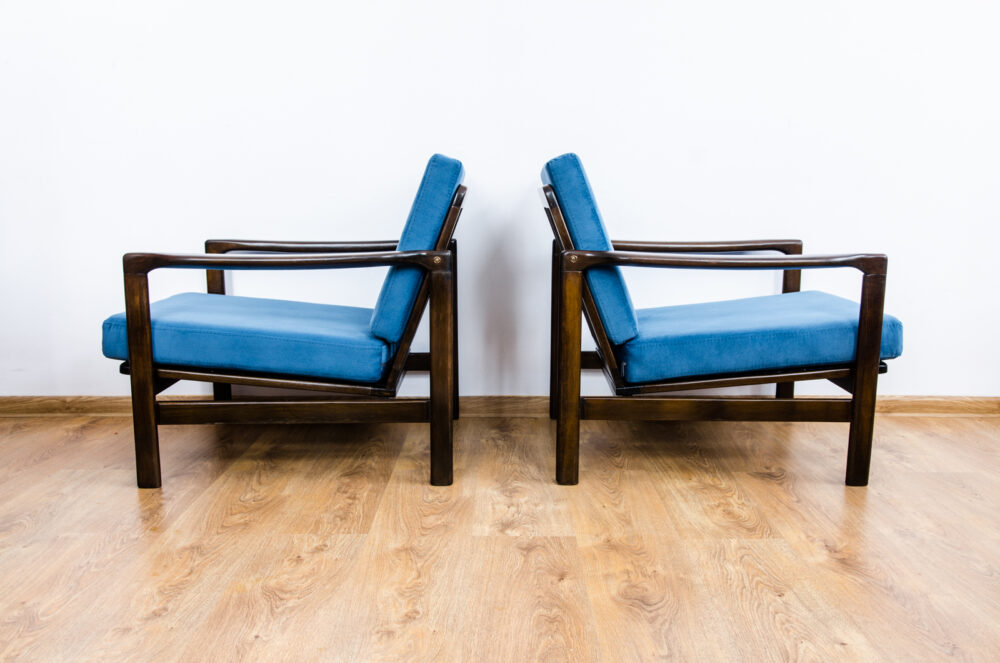 Pair of Armchairs B-7522 by Zenon Bączyk, Poland, 1960’s