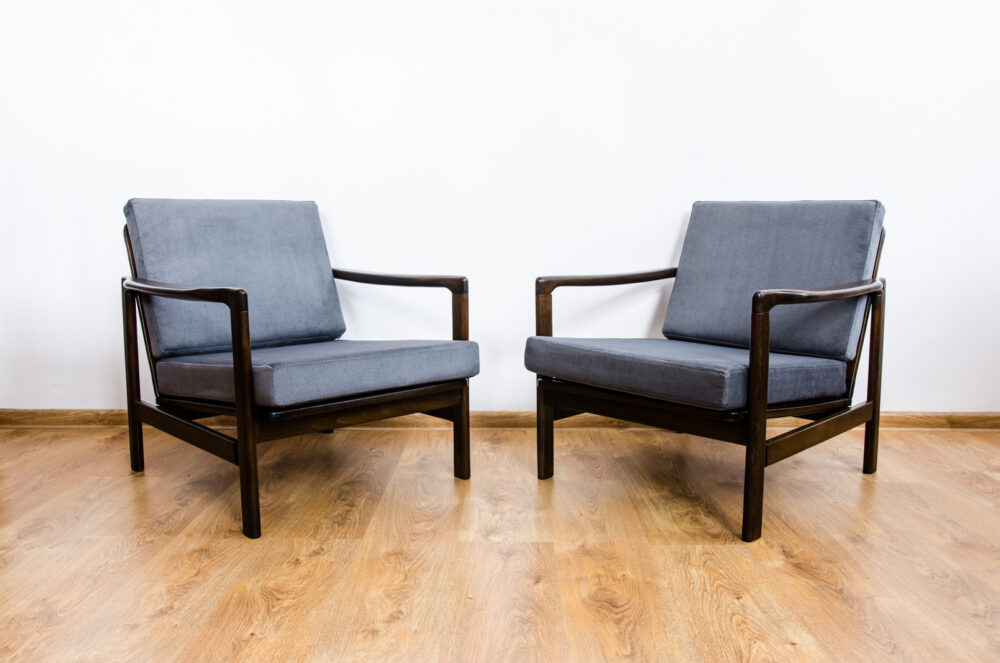 Pair of Armchairs B-7522 by Zenon Bączyk, Poland, 1960’s