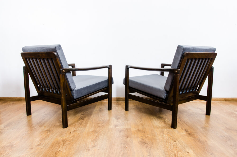 Pair of Armchairs B-7522 by Zenon Bączyk, Poland, 1960’s