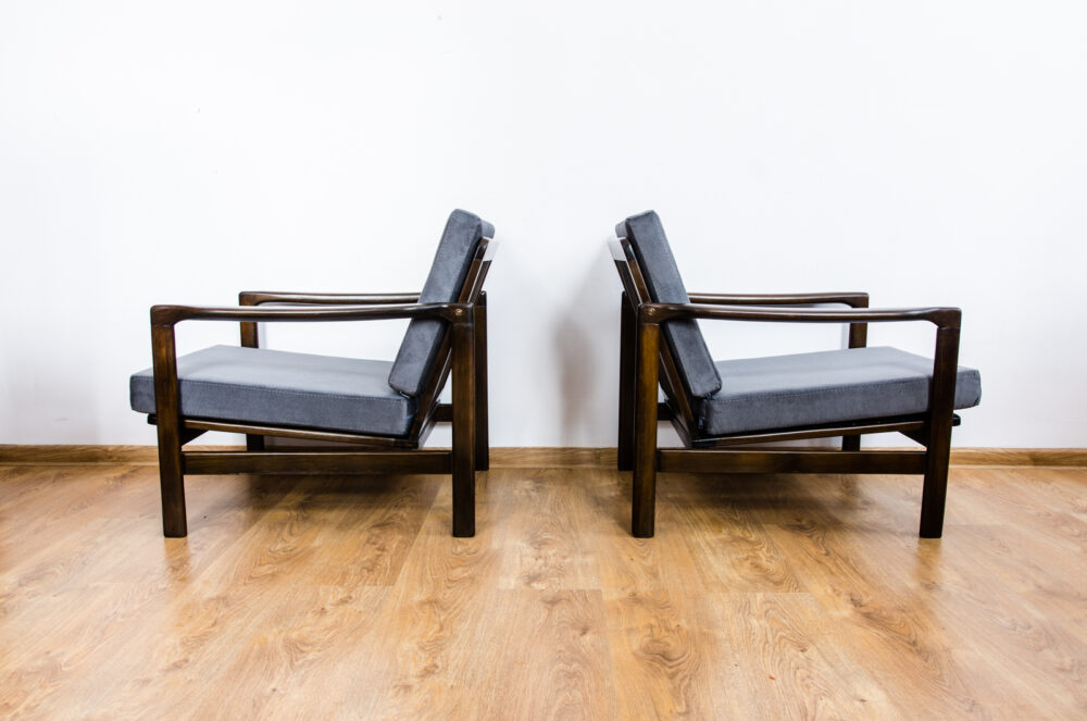 Pair of Armchairs B-7522 by Zenon Bączyk, Poland, 1960’s