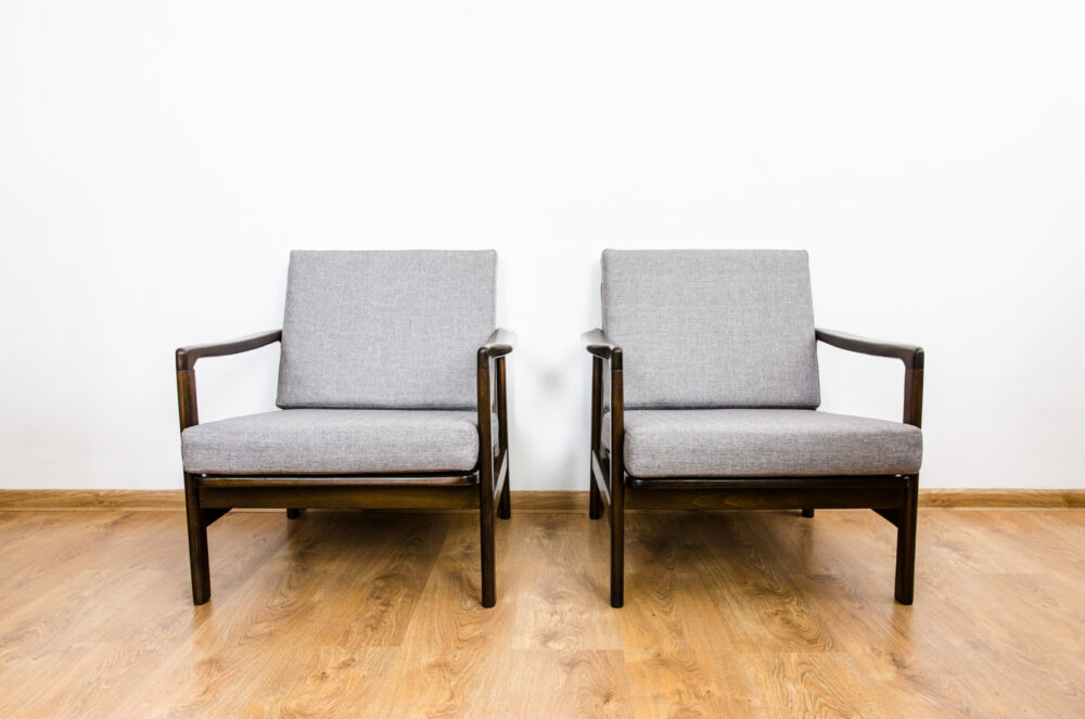 Pair of Armchairs B-7522 by Zenon Bączyk, Poland, 1960’s