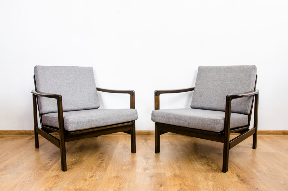 Pair of Armchairs B-7522 by Zenon Bączyk, Poland, 1960’s