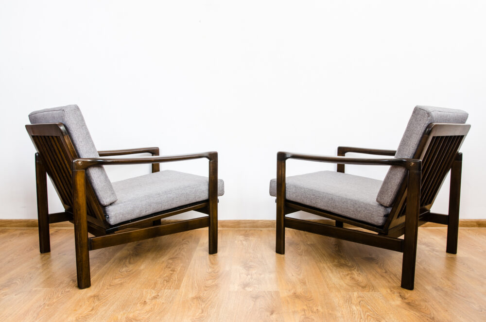 Pair of Armchairs B-7522 by Zenon Bączyk, Poland, 1960’s