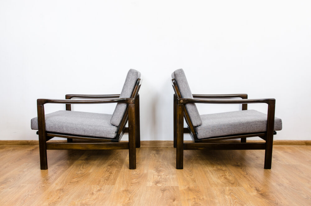 Pair of Armchairs B-7522 by Zenon Bączyk, Poland, 1960’s