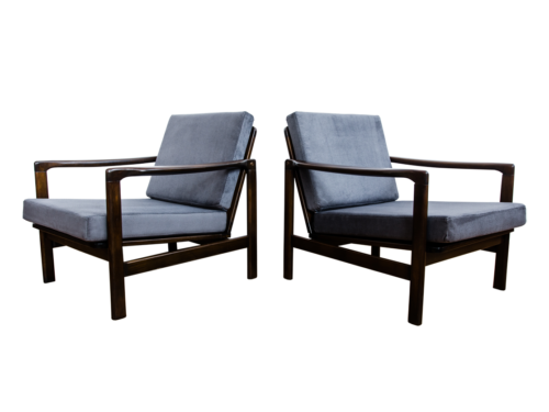 Pair of Armchairs B-7522 by Zenon Bączyk, Poland, 1960’s