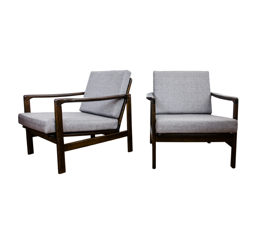 Pair of Armchairs B-7522 by Zenon Bączyk, Poland, 1960’s