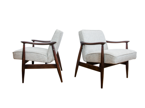 Pair of GFM-87 armchairs by Juliusz Kędziorek, GFM, Poland, 1960’s