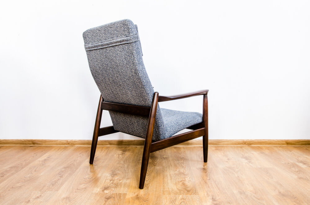 Armchair GFM-64 high back by Edmund Homa, GFM, Poland, 1960’s