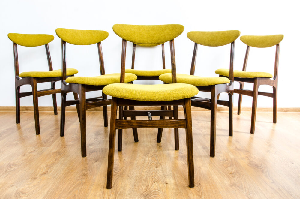 Set of 6 chairs Type 200-190 by Rajmund Teofil Hałas, Poland, 1960's