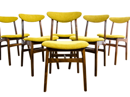 Set of 6 chairs Type 200-190 by Rajmund Teofil Hałas, Poland, 1960's