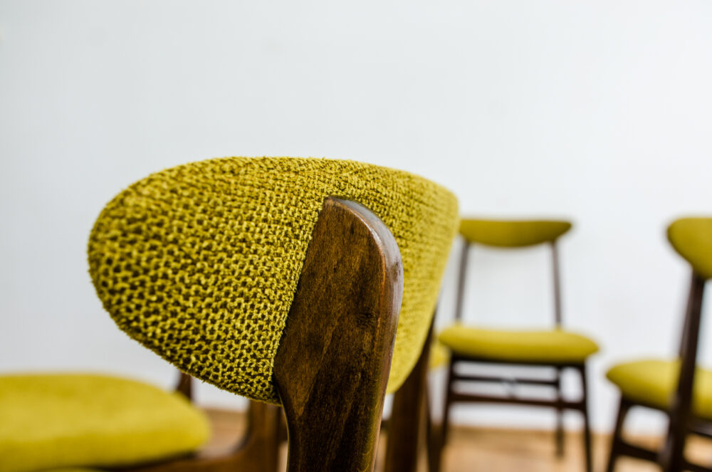 Set of 6 chairs Type 200-190 by Rajmund Teofil Hałas, Poland, 1960's