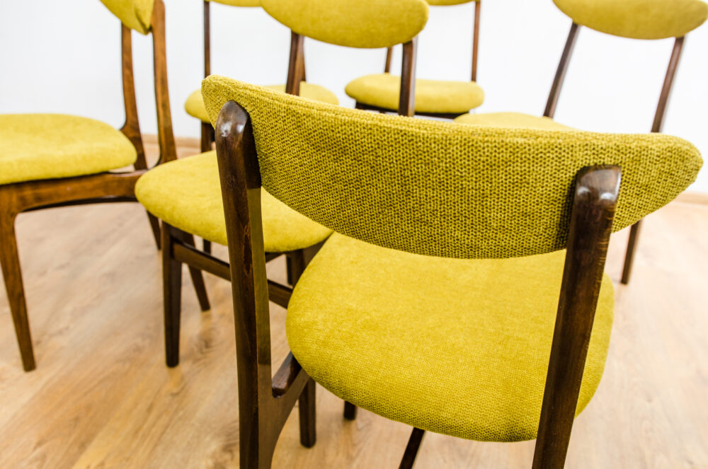 Set of 6 chairs Type 200-190 by Rajmund Teofil Hałas, Poland, 1960's