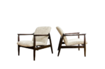 Pair of GFM-64 armchairs by Edmund Homa, GFM, Poland, 1960’s