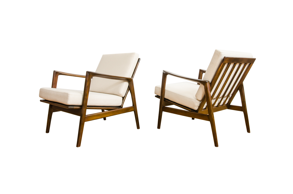 Pair of armchairs, Type 300-139, Swarzędzkie Fabryki Mebli, Poland, 1960’s