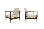 Pair of armchairs GFM-142 by Edmund Homa, GFM, Poland, 1960’s