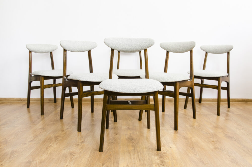 Set of 6 dining chairs, Type 200-190 by R. T. Hałas, Poland, 1960’s