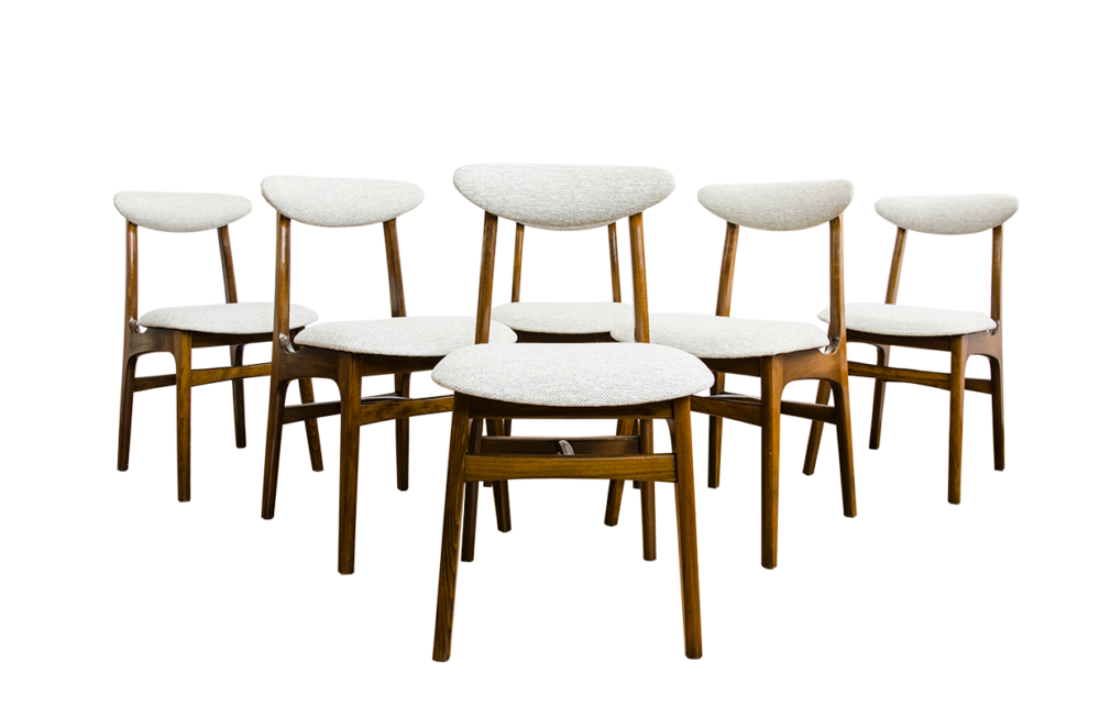 Set of 6 dining chairs, Type 200-190 by R. T. Hałas, Poland, 1960’s