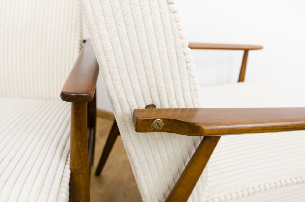 Pair of armchairs, Type 300-190 By H. Lis, Poland, 1970’s