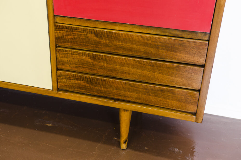 Vintage sideboard by Bernard Malendowicz, Poland, 1960's