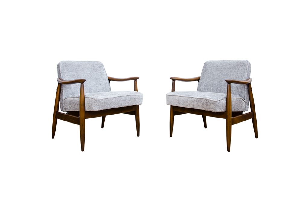 Pair of GFM-87 armchairs by Juliusz Kędziorek, GFM, Poland, 1960’s