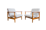 Pair of armchairs GFM-142 By Edmund Homa, GFM, Poland, 1960’S