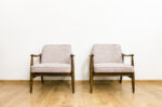 Pair of GFM-87 armchairs by Juliusz Kędziorek, GFM, Poland, 1960’s