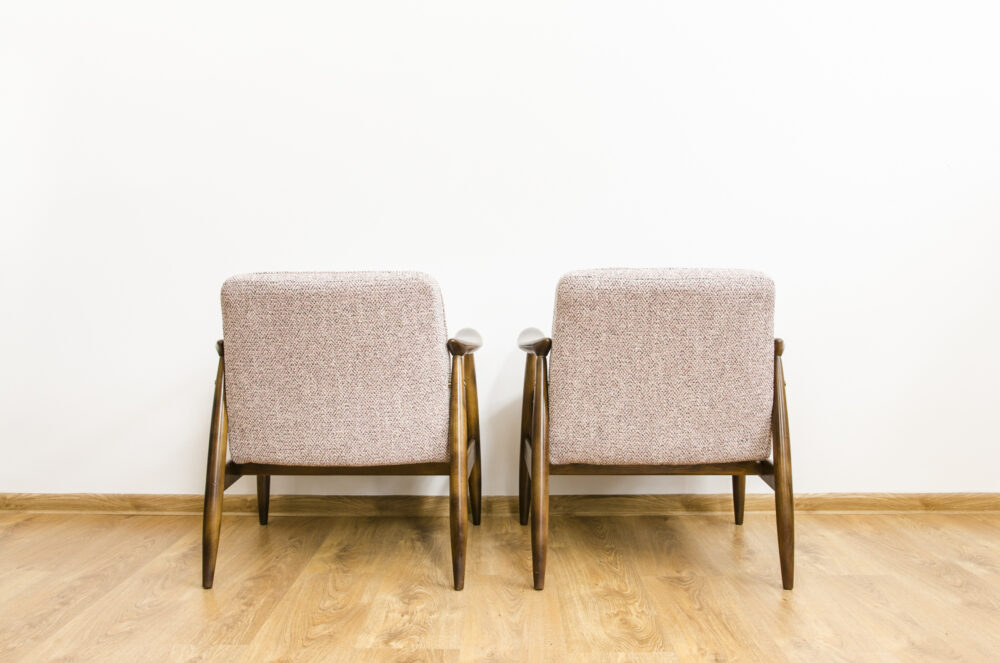 Pair of GFM-87 armchairs by Juliusz Kędziorek, GFM, Poland, 1960’s