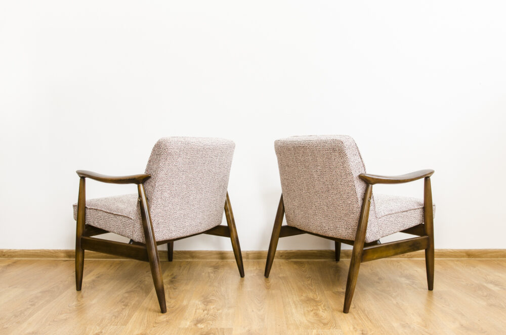 Pair of GFM-87 armchairs by Juliusz Kędziorek, GFM, Poland, 1960’s