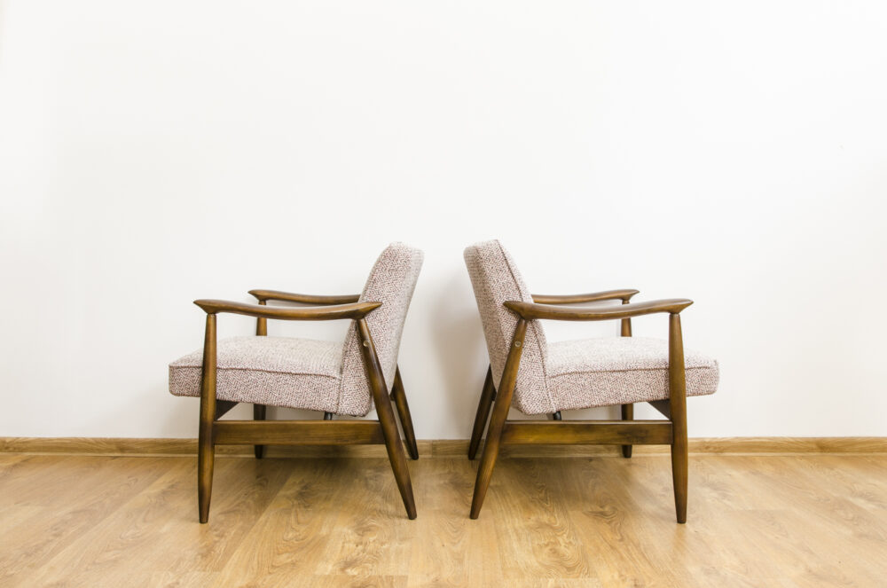 Pair of GFM-87 armchairs by Juliusz Kędziorek, GFM, Poland, 1960’s