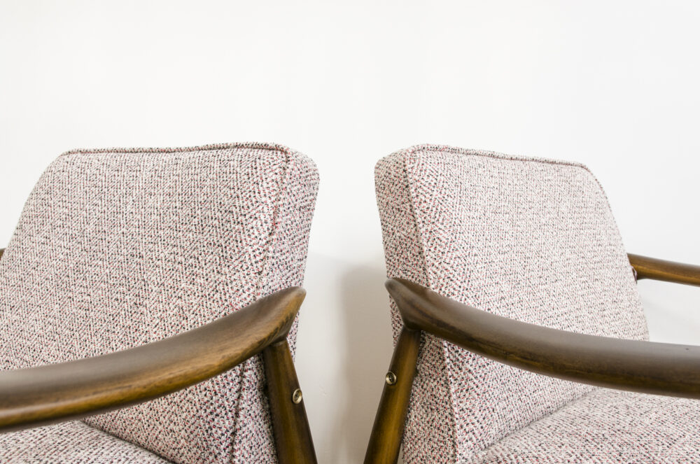 Pair of GFM-87 armchairs by Juliusz Kędziorek, GFM, Poland, 1960’s